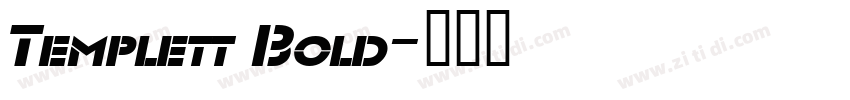 Templett Bold字体转换
